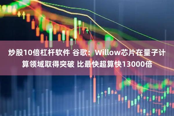 炒股10倍杠杆软件 谷歌：Willow芯片在量子计算领域取得突破 比最快超算快13000倍